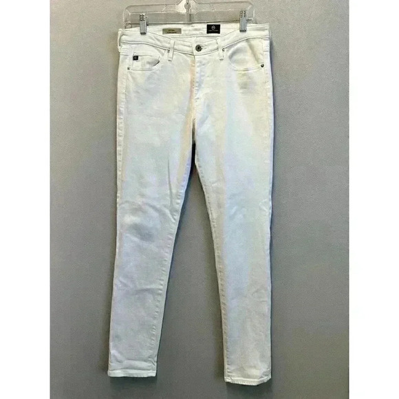 Women's‎ AG Adriano Goldschmied The Prima Mid Rise Cigarette Leg Jeans Size 29R - Picture 1 of 8